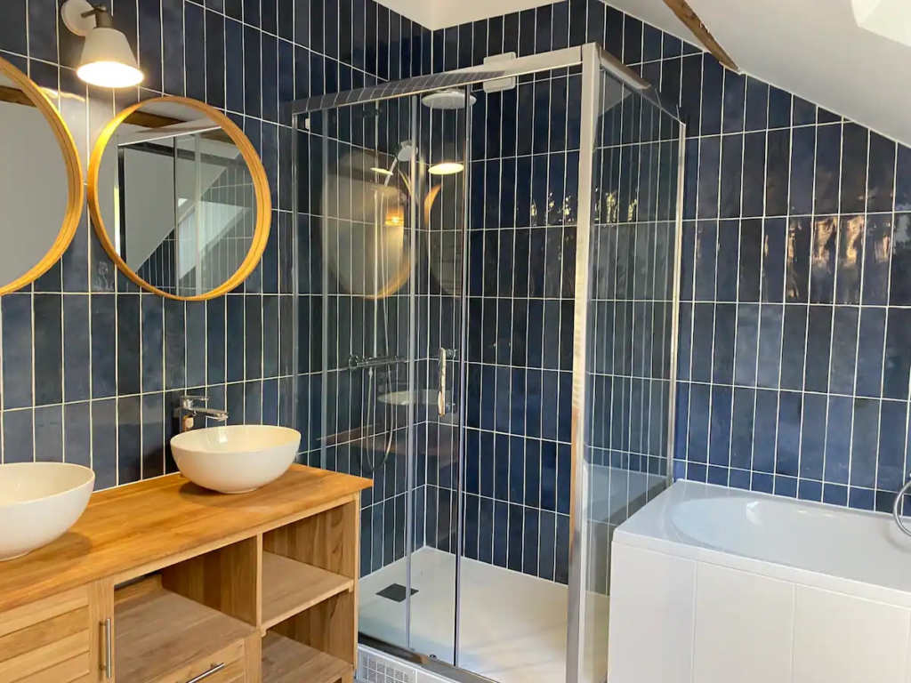 Salle de bain du gîte Le Clos de l'église