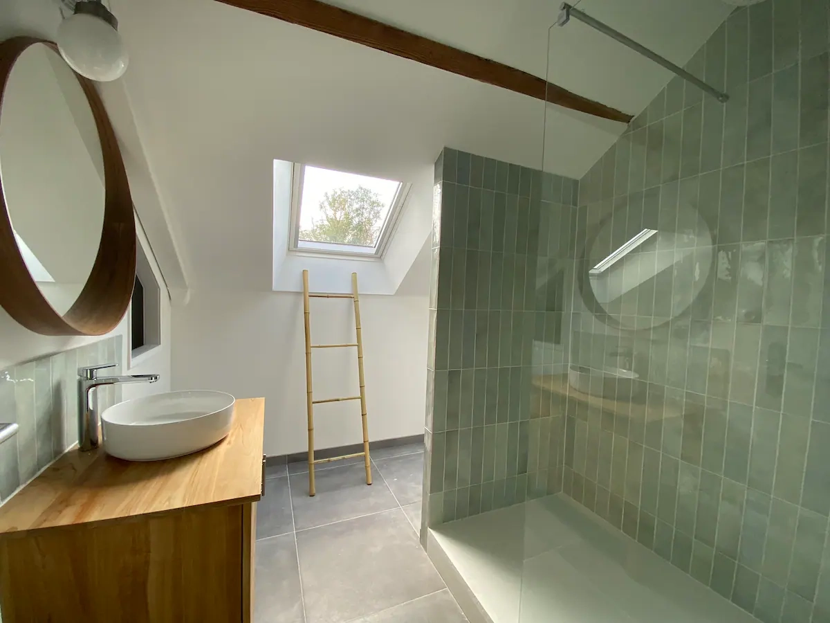 Salle de bain du gîte